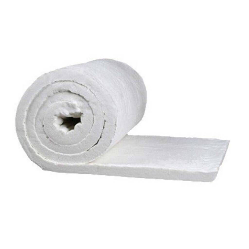 Ceramic Fiber Blanket Fireproof Insulation Baffle Rated to 2400F for Furnace, forging, Kiln and Stove