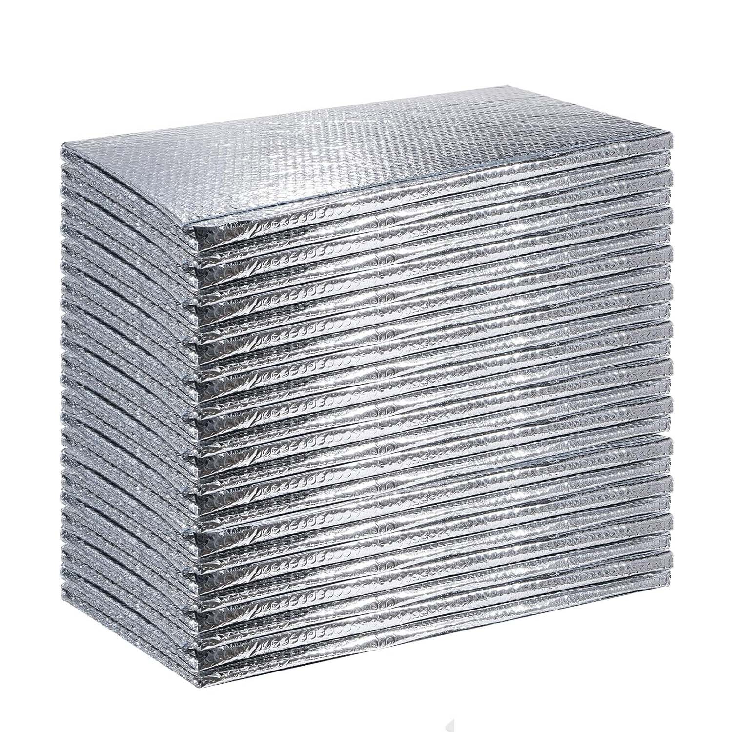 24 in. x 48 in. Radiant Barrier Garage Insulation Kit Bubble Aluminum Foil Reflective Insulation