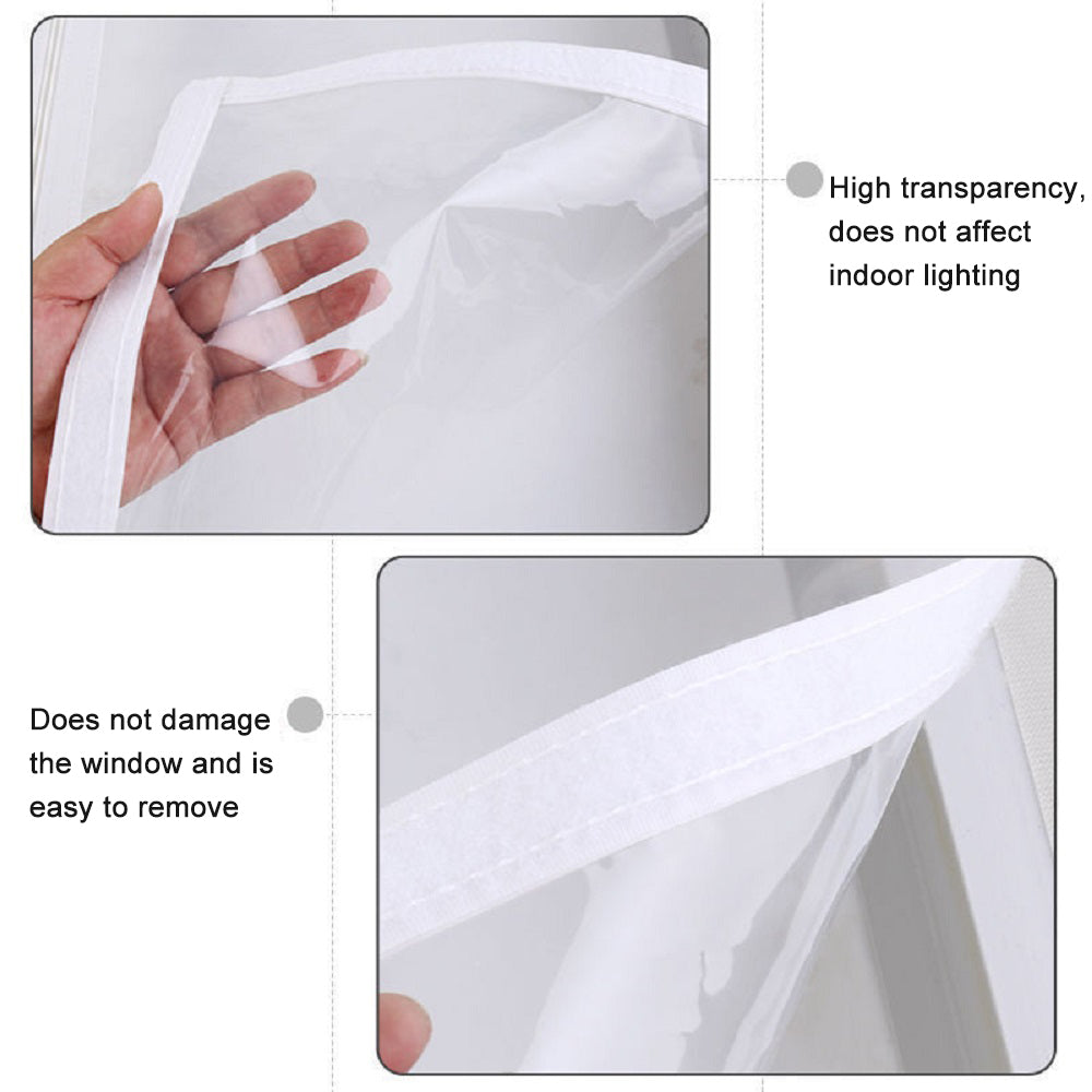 Indoor Window Insulation Kit with Zipper for Winter Keep Cold Out