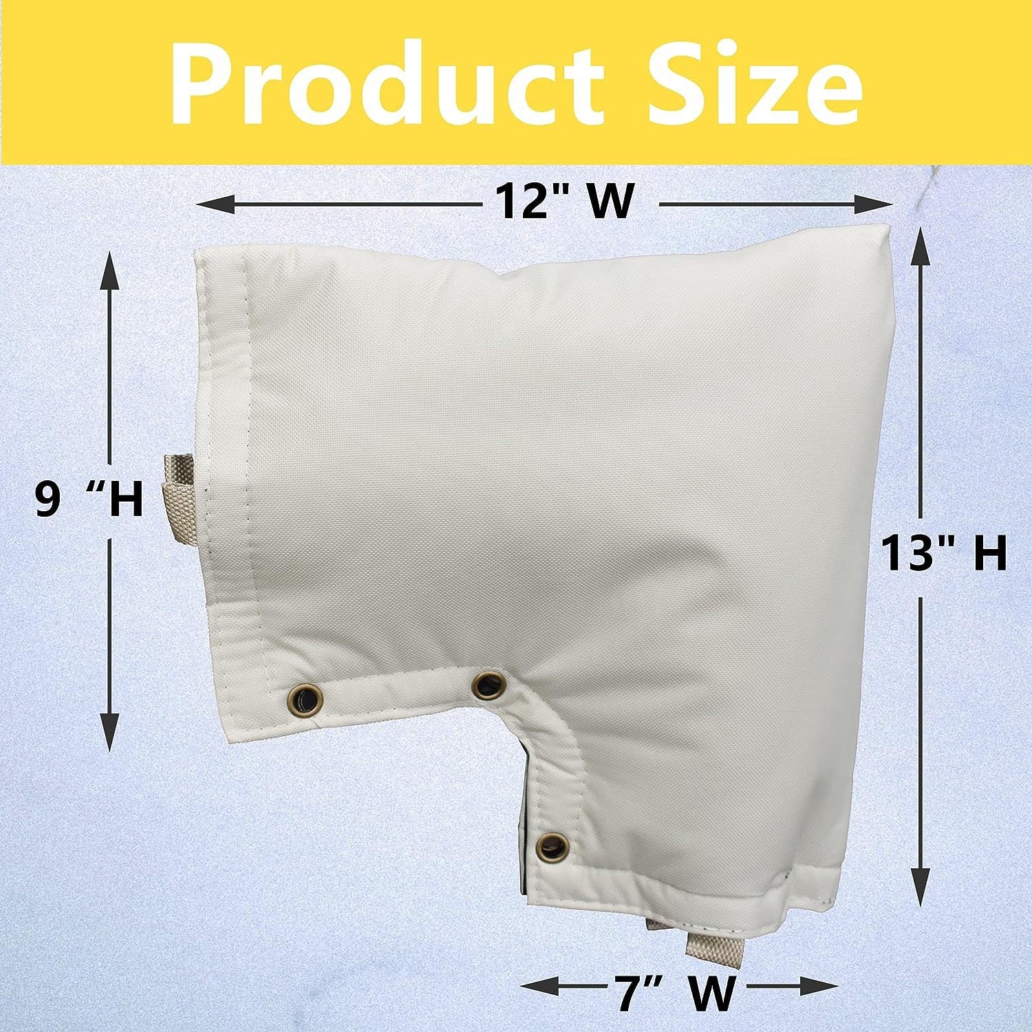 12 in. x 13 in. Outdoor Freeze Protection Insulated Cover Faucet Cover Pipe Cover Water Pipe Frost Cover