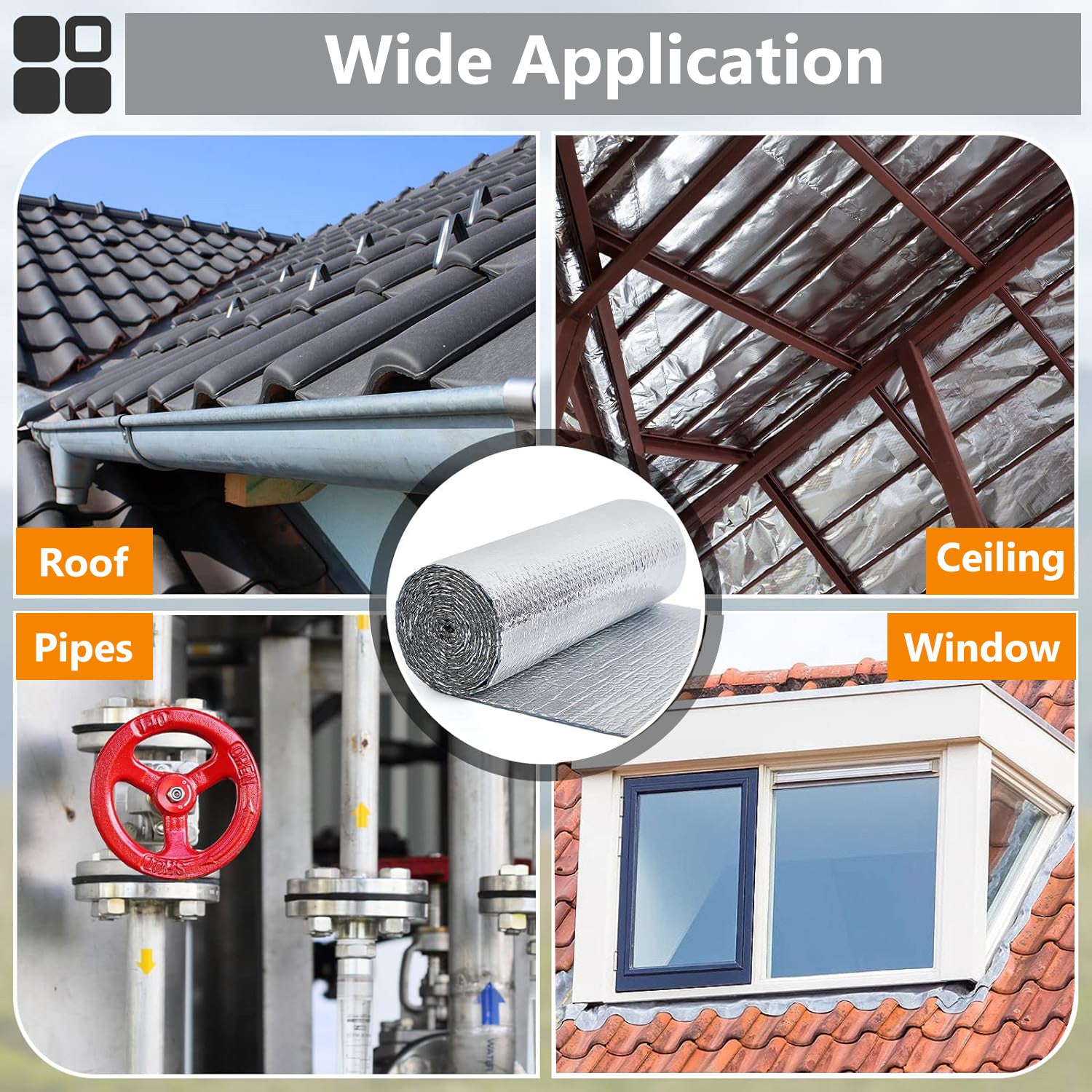 Double Layer Bubble Aluminum Foil Reflective Insulation