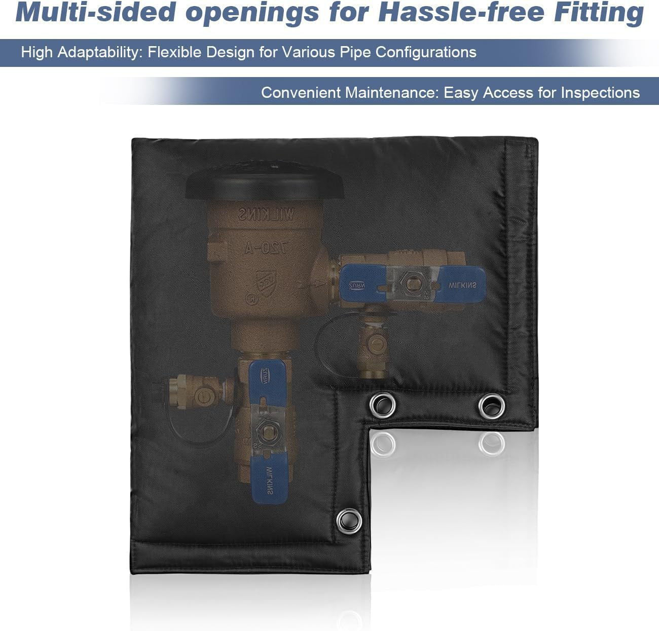 12 in. x 13 in. Outdoor Freeze Protection Insulated Cover Faucet Cover Pipe Cover Water Pipe Frost Cover