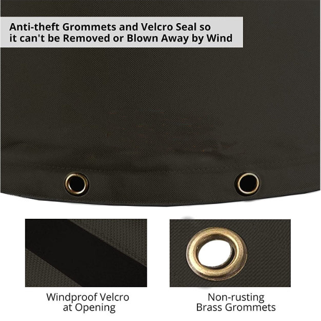 17 in. x 20 in. Black Outdoor Freeze Protection Insulated Cover Faucet Cover Pipe Cover Water Pipe Frost Cover